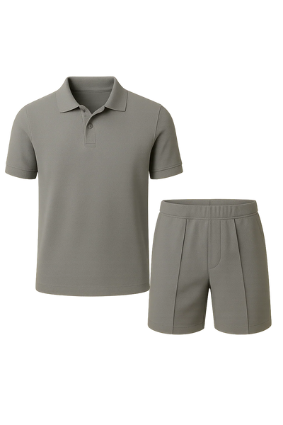Ensemble Décontracté Estival Tendance pour Homme – Gris