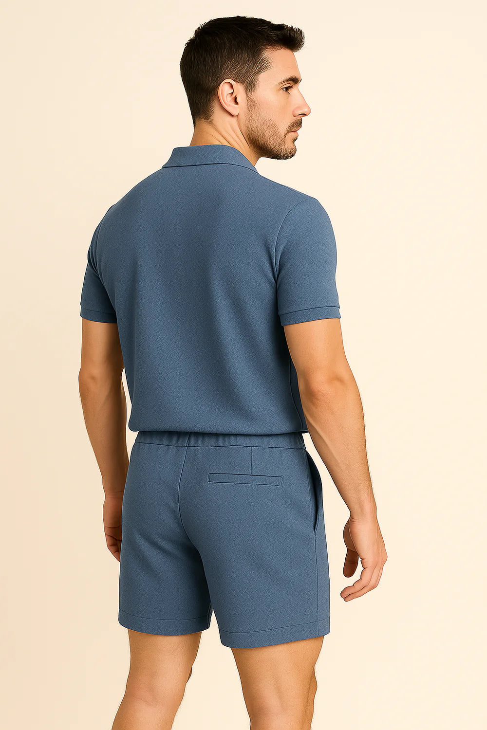 Ensemble Décontracté Estival Tendance pour Homme – Bleu