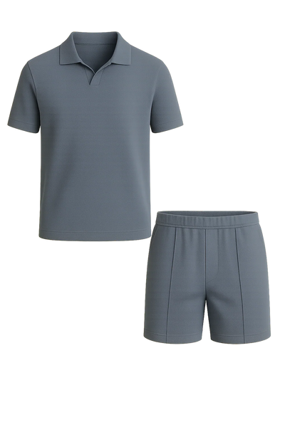 Ensemble Décontracté Estival Tendance pour Homme – Bleu