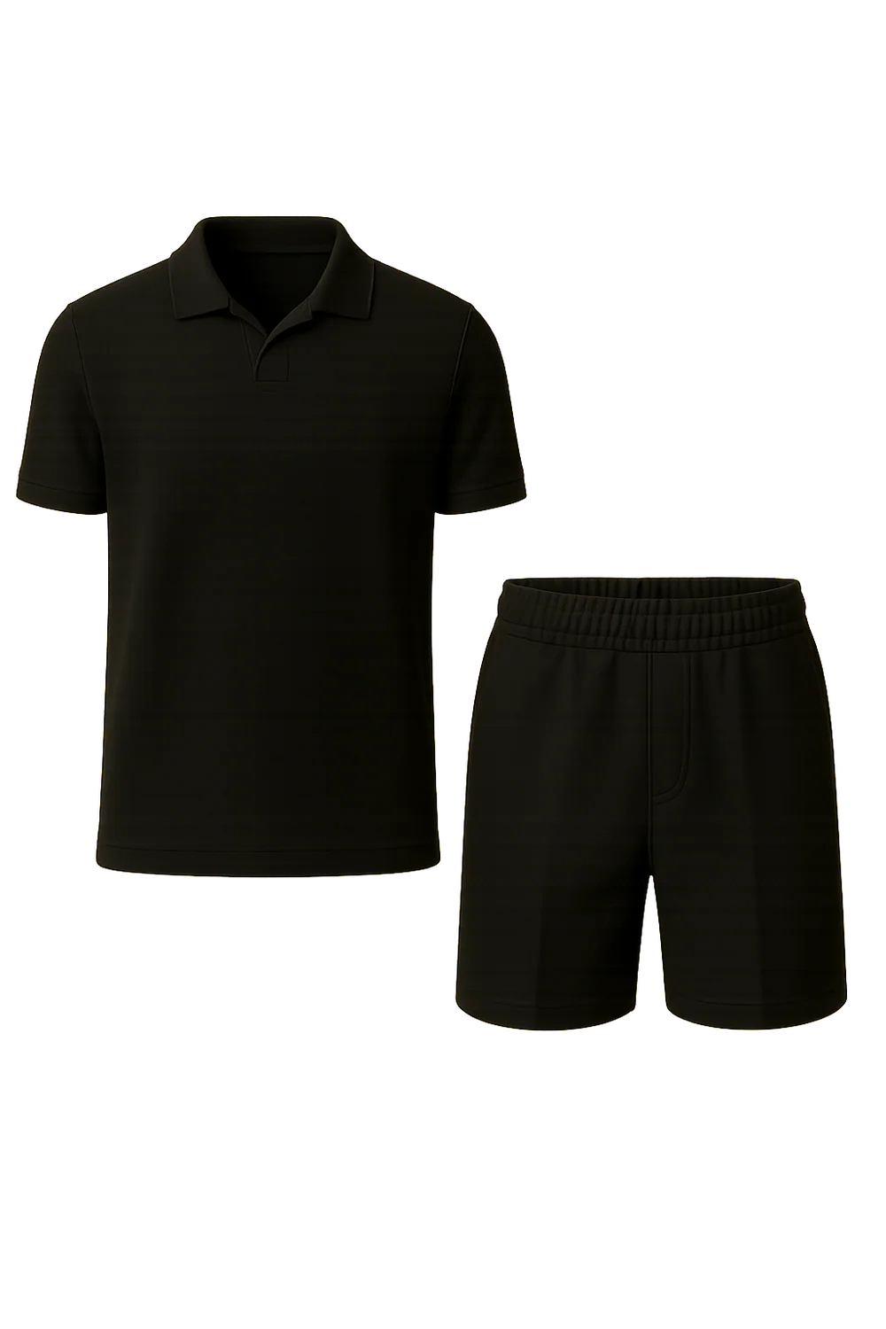 Ensemble Décontracté Estival Tendance pour Homme – Noir
