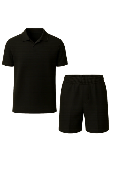 Ensemble Décontracté Estival Tendance pour Homme – Noir