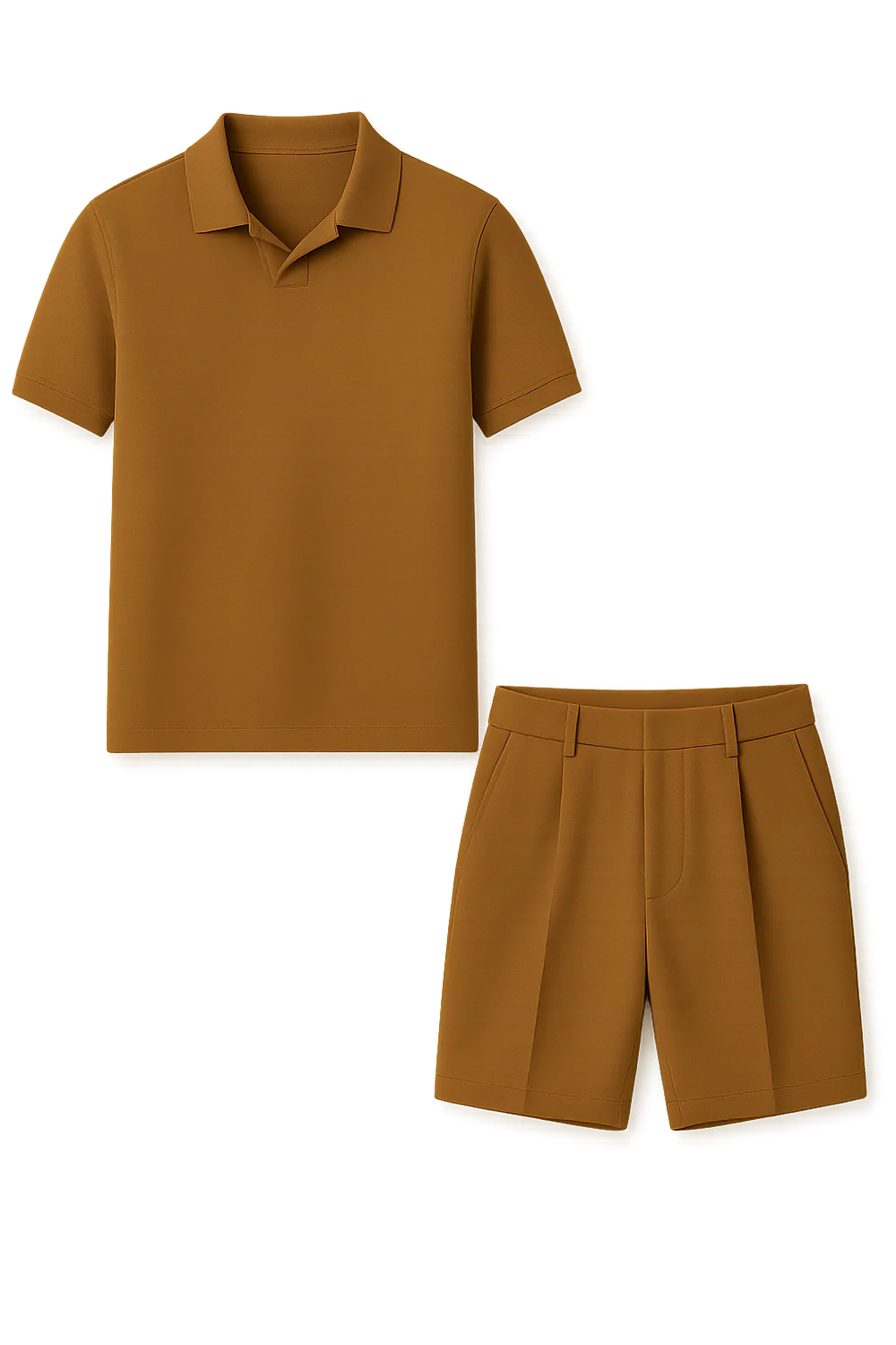 Ensemble Décontracté Estival Tendance pour Homme – Marron