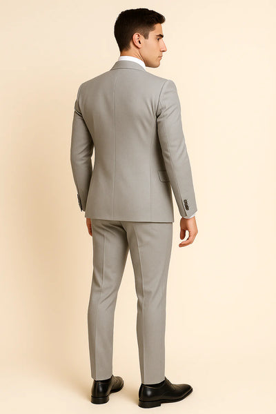 Costume d'affaires moderne 3 pièces pour hommes – Gris