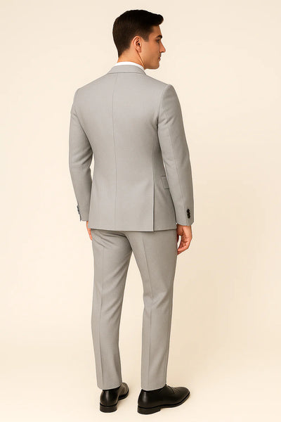 Costume d'affaires moderne 3 pièces pour hommes – Gris clair