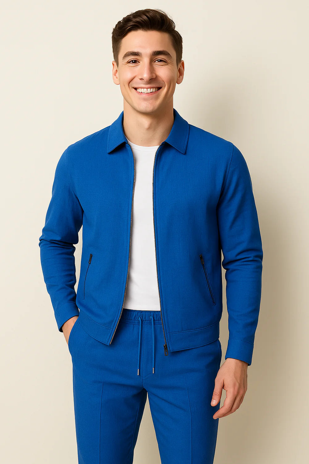 Ensemble Estival Tendance pour Homme – Bleu