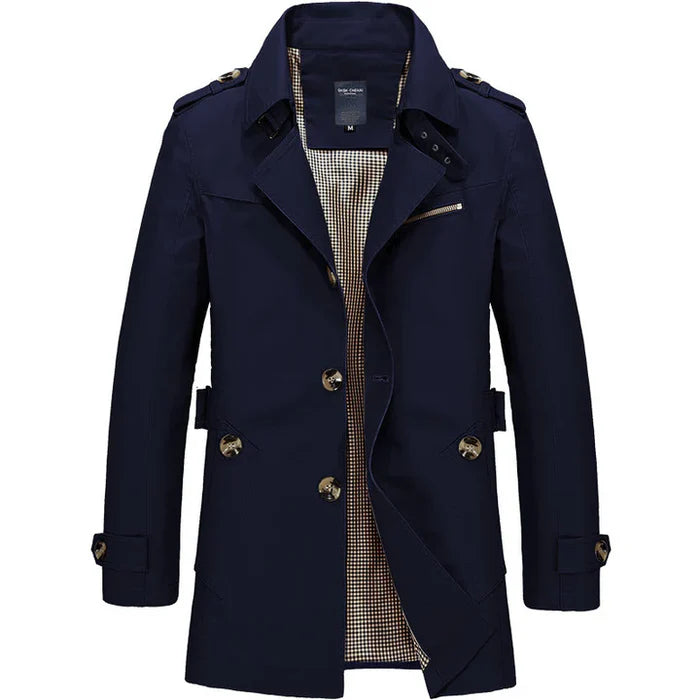 Manteau d’Hiver Homme Business Smart-Casual – Bleu marine