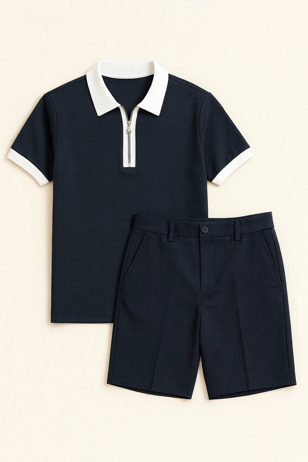 Ensemble Tendance pour Homme pour l'Été – Bleu et Blank