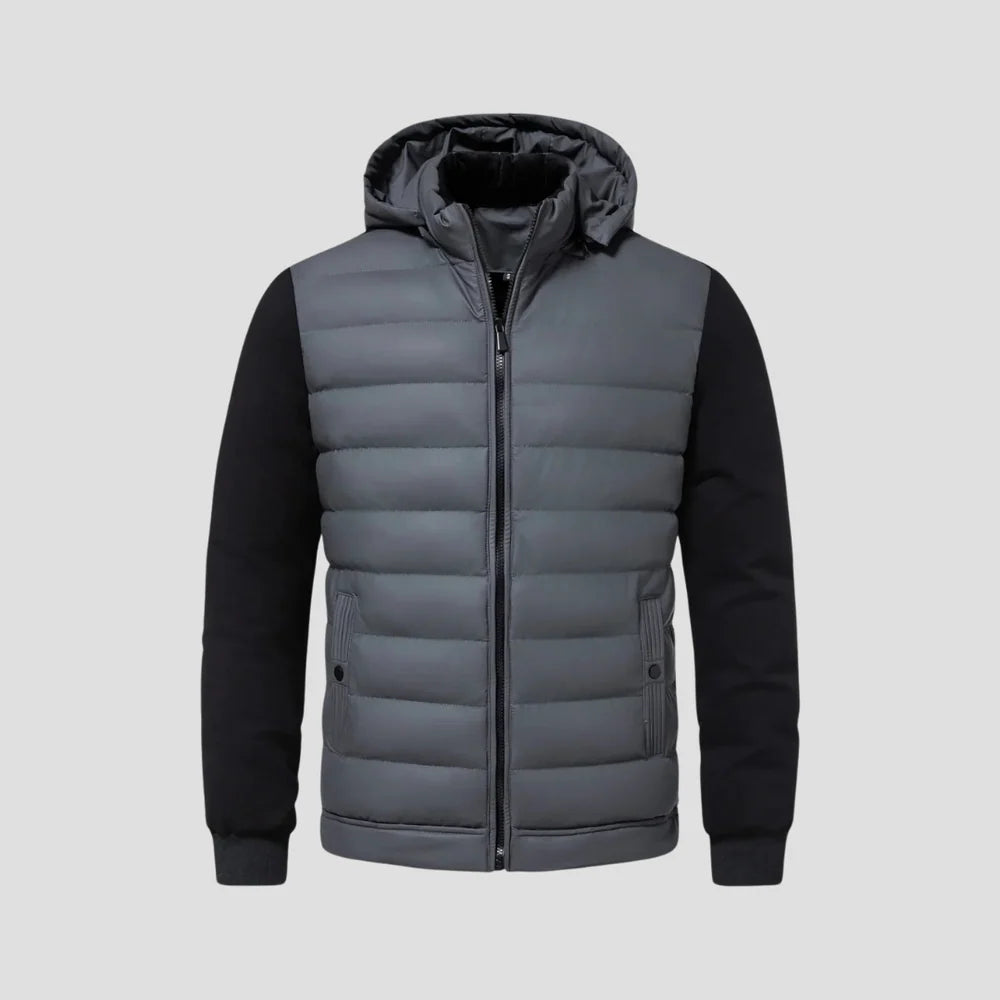 Blouson Bombardier pour Homme – Zippé avec Capuche et Poches