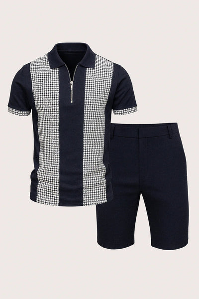 Ensemble Tendance pour Homme pour l'Été – Rayé bleu