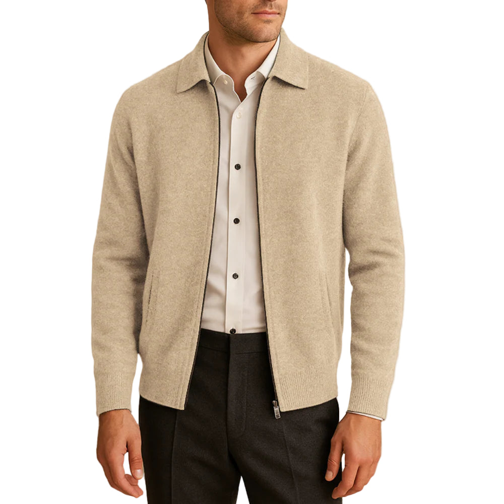 Cardigan Zippé pour Homme – Style Moderne et Élégant