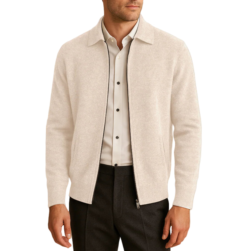 Cardigan Zippé pour Homme – Style Moderne et Élégant