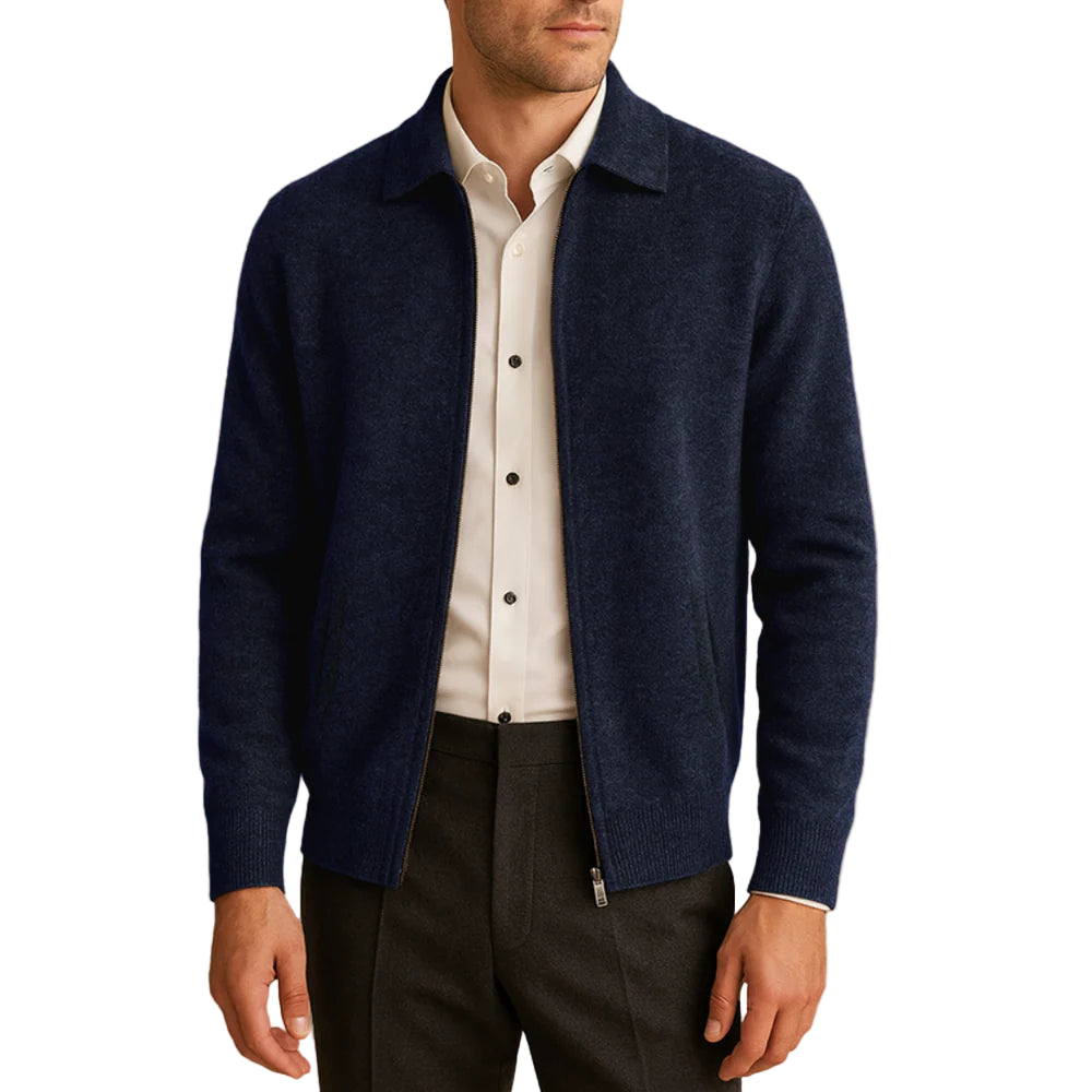 Cardigan Zippé pour Homme – Style Moderne et Élégant