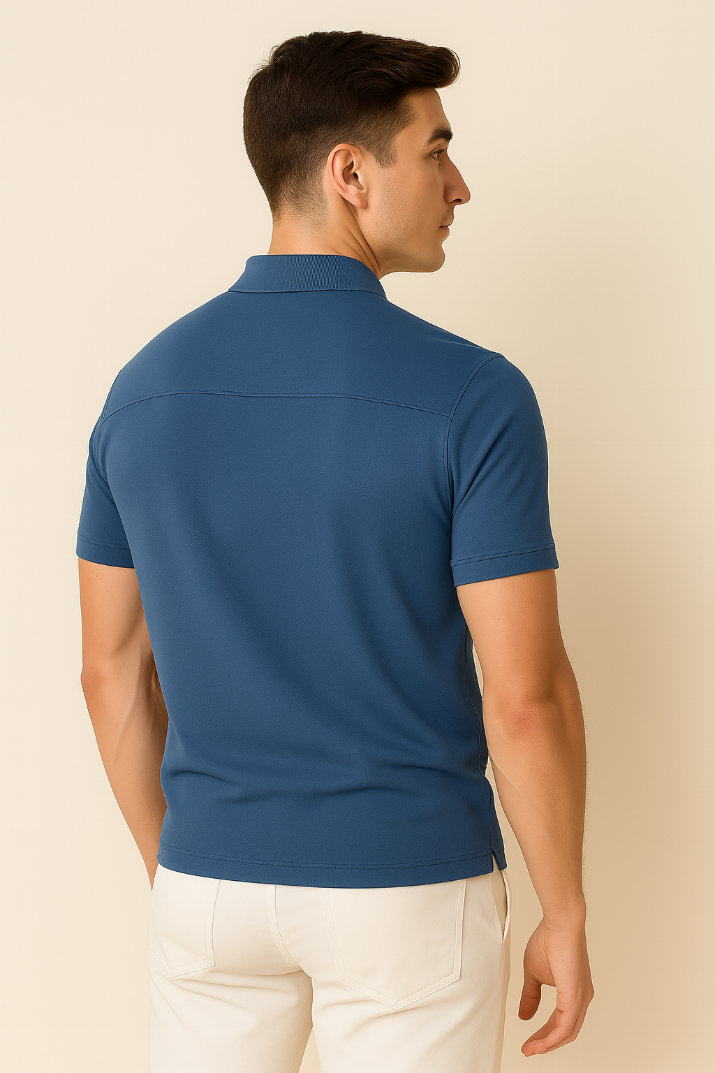 Polo Décontracté Élégant pour Homme – Bleu