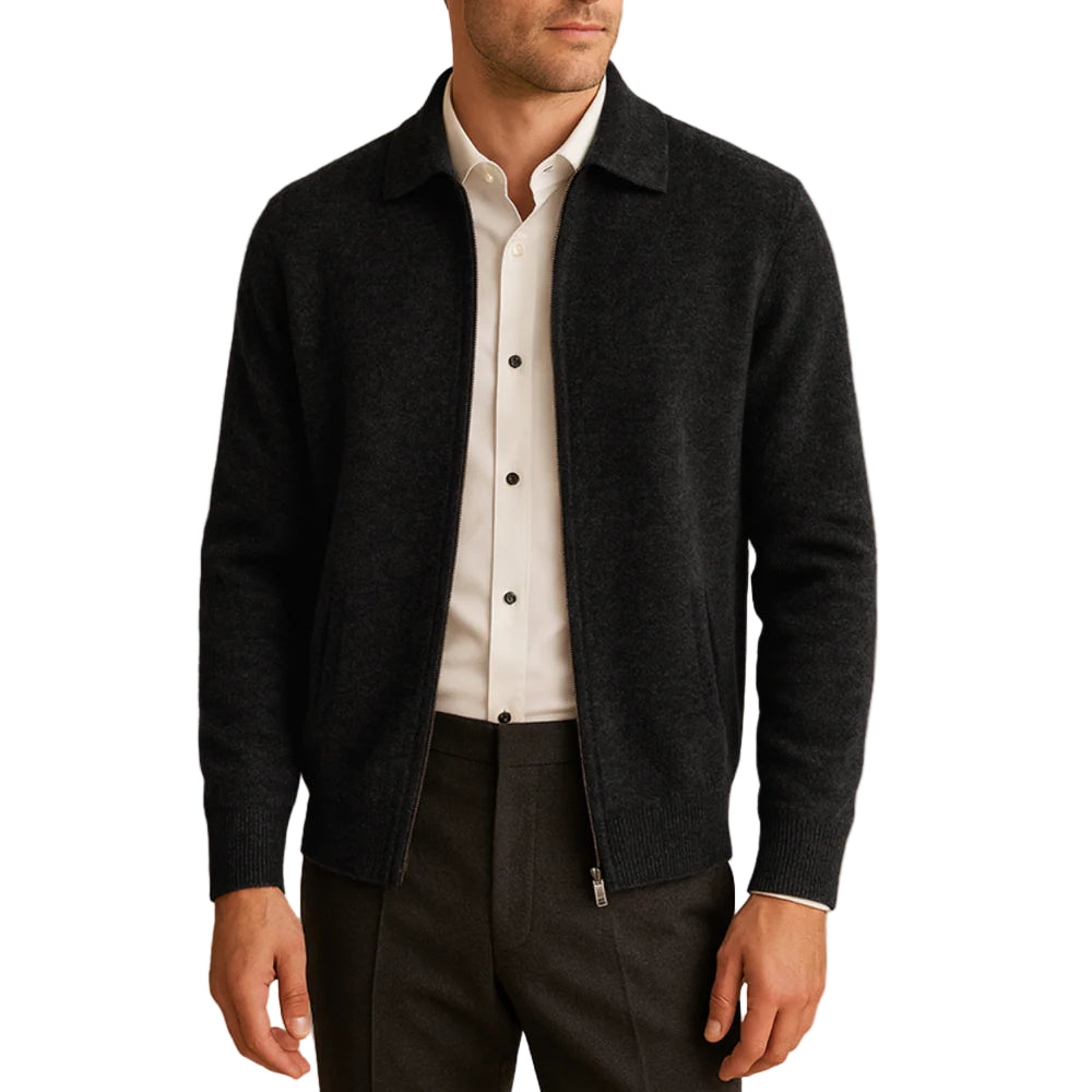 Cardigan Zippé pour Homme – Style Moderne et Élégant