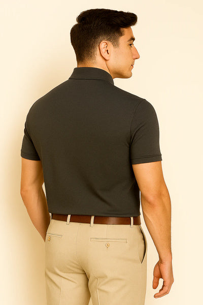 Polo pour Homme au Style Classique – Noir