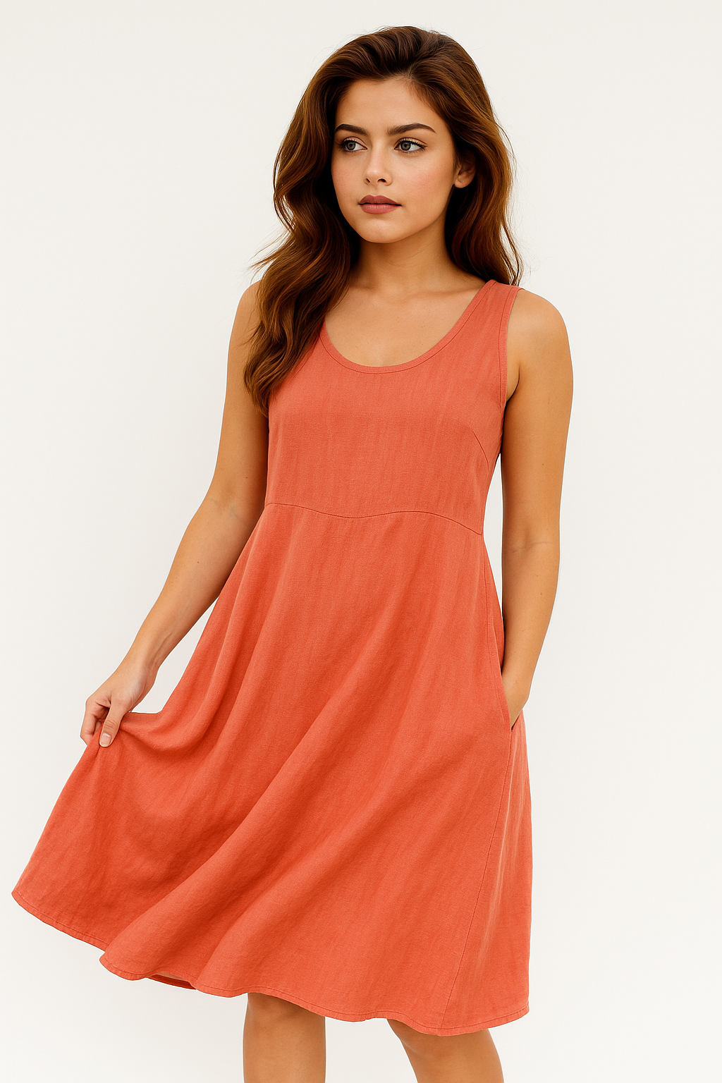 Robe d'été de style moderne aux couleurs pastel pour femmes