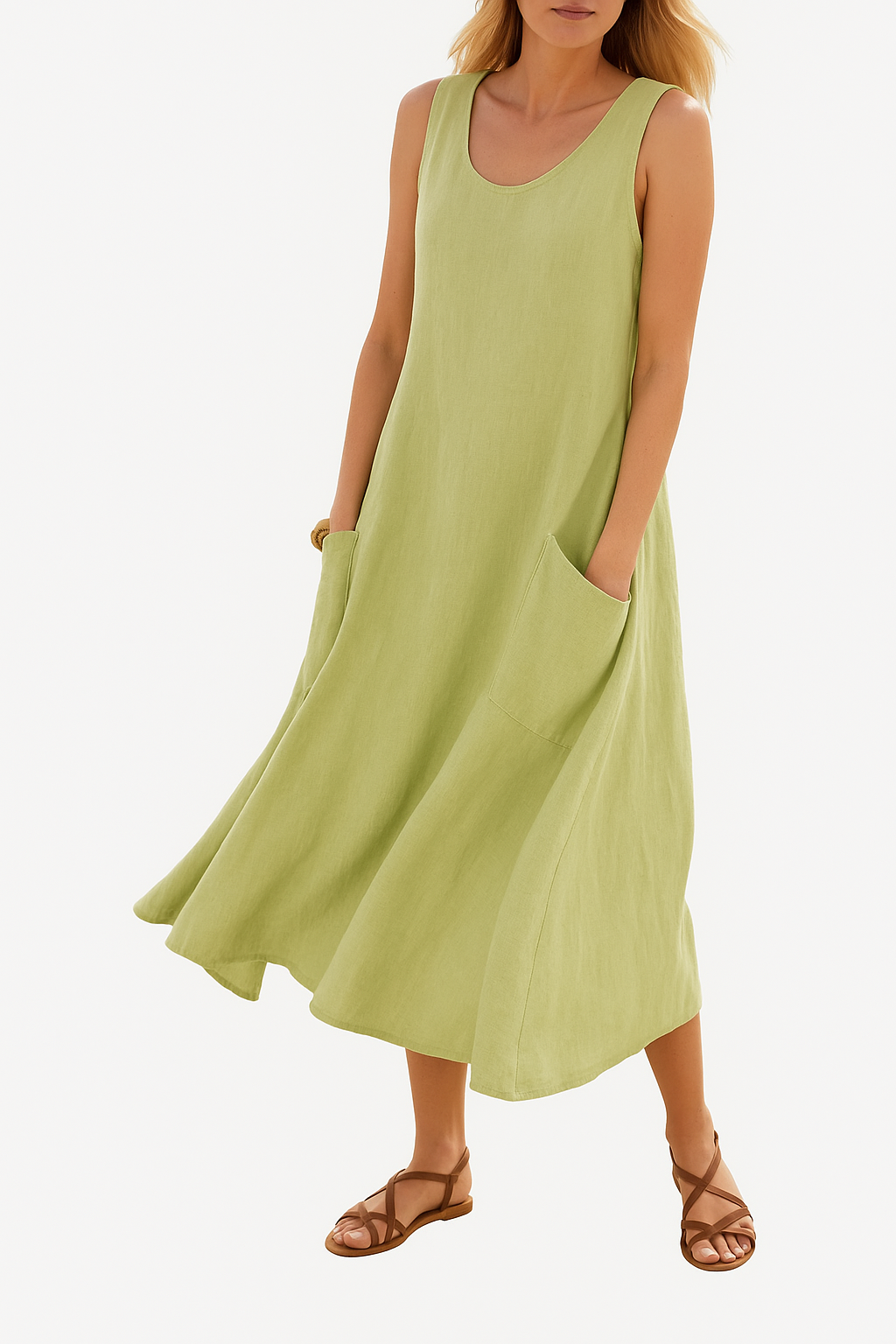 Robe d'été de style moderne aux couleurs pastel pour femmes