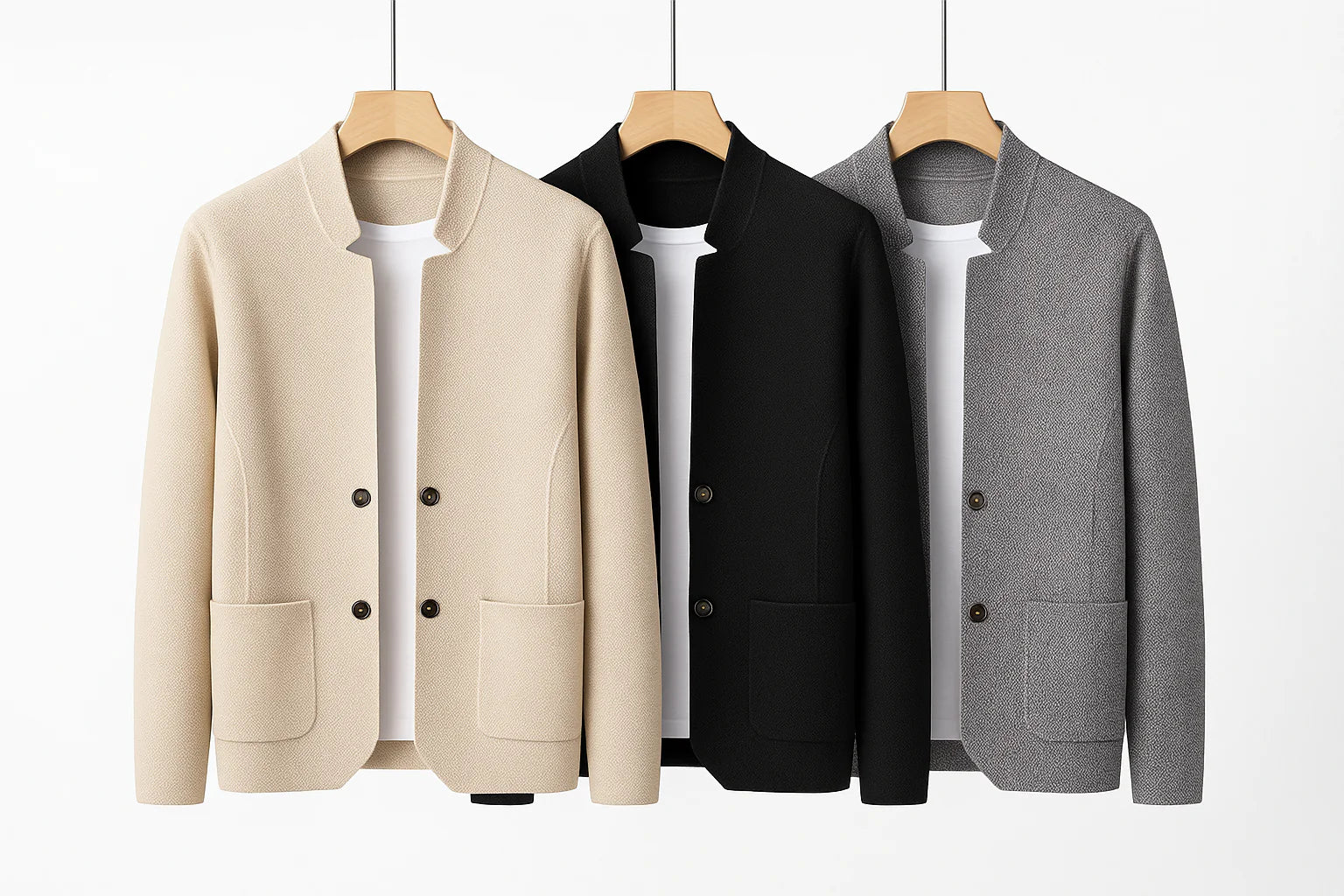 Cardigan Classique Homme – Design Boutonné Raffiné et Minimaliste
