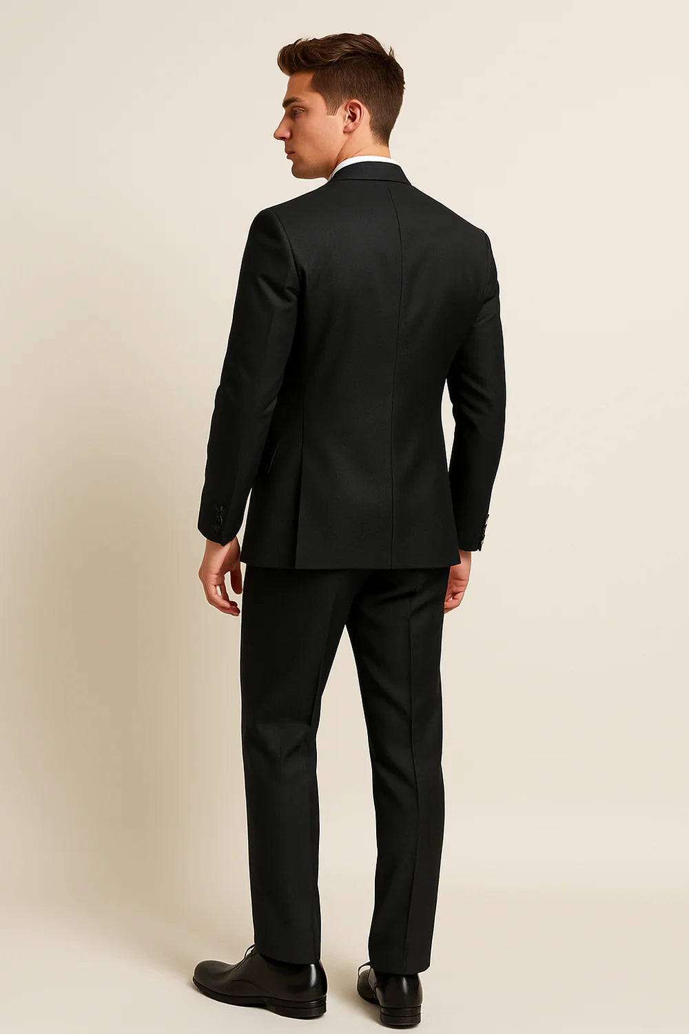 Ensemble Formel Classique 3 Pièces pour Homme – Noir