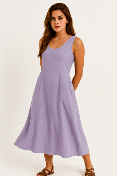Robe d'été de style moderne aux couleurs pastel pour femmes