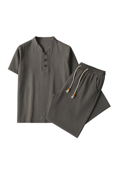 Costume Classique en Lin pour Homme – Gris