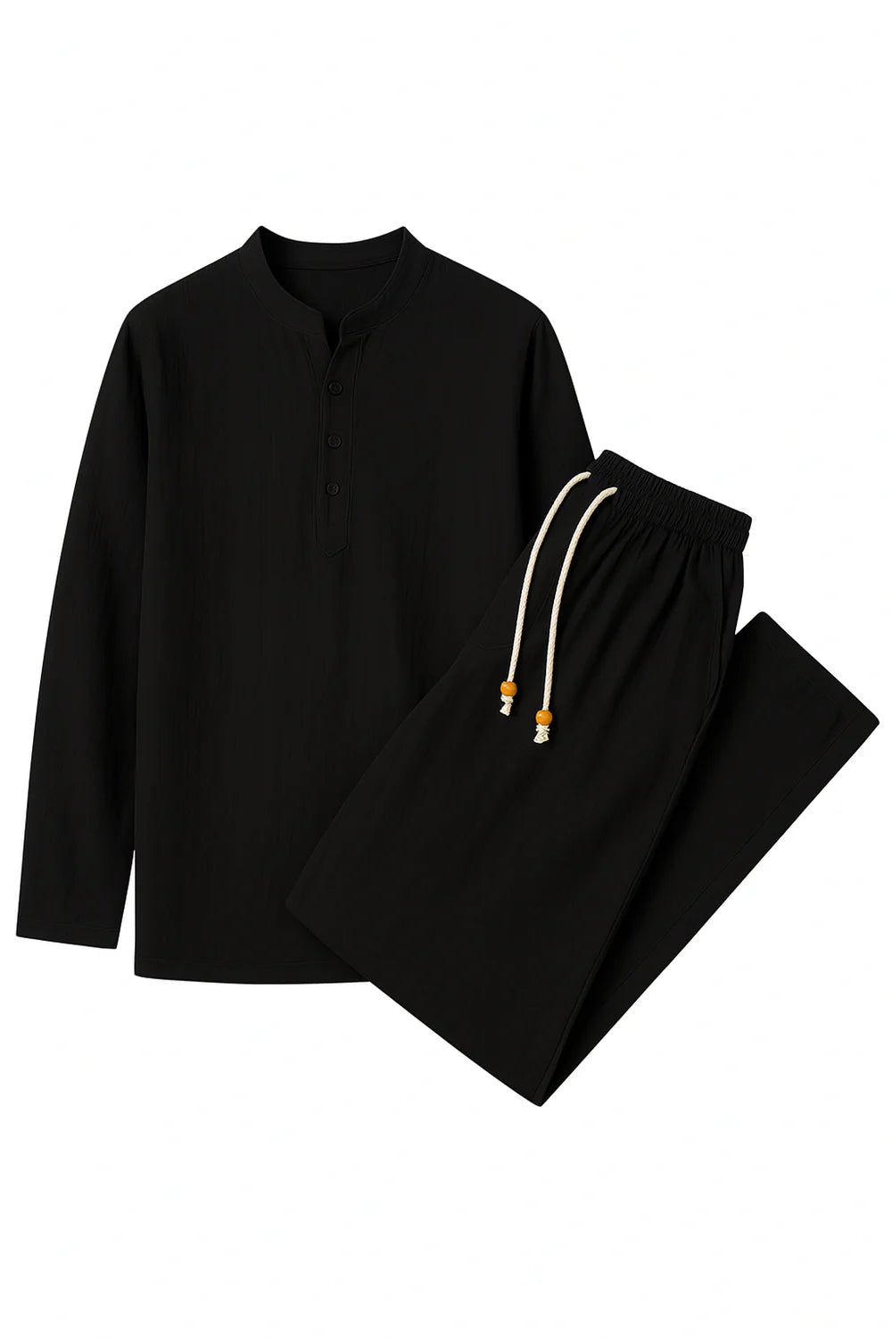 Costume Classique en Lin pour Homme – Noir