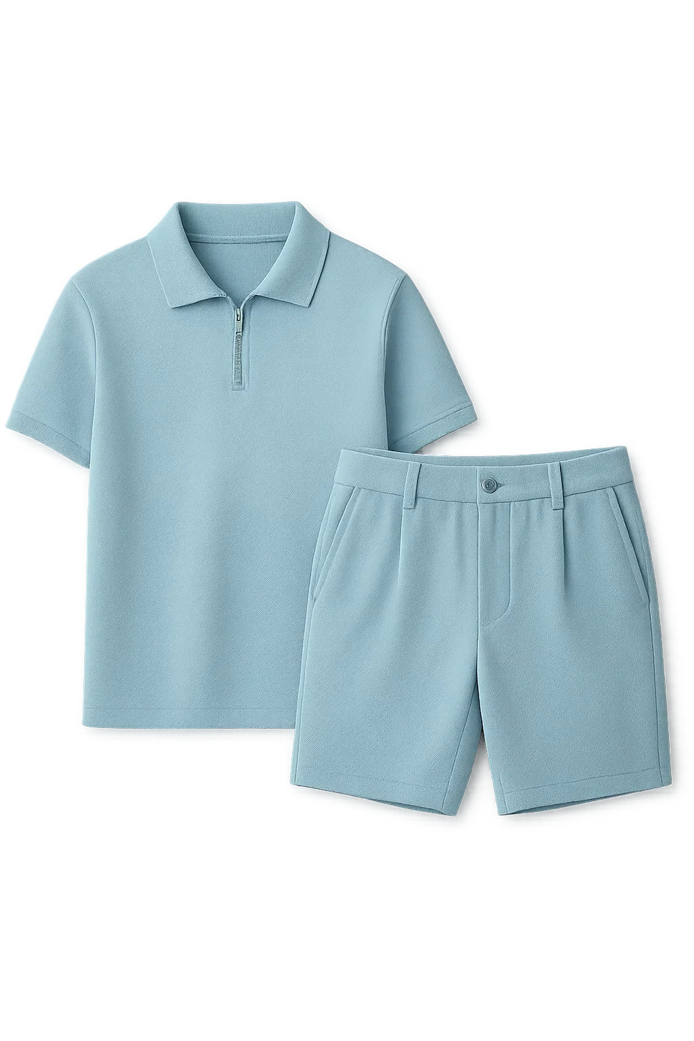 Ensemble Estival Décontracté pour Homme – Bleu clair