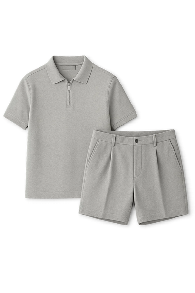 Ensemble Estival Décontracté pour Homme – Gris