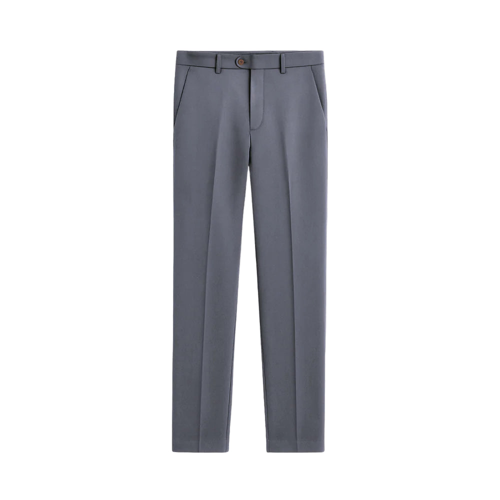 Pantalon Habillé pour Homme – Coupe Droite avec Détails Raffinés