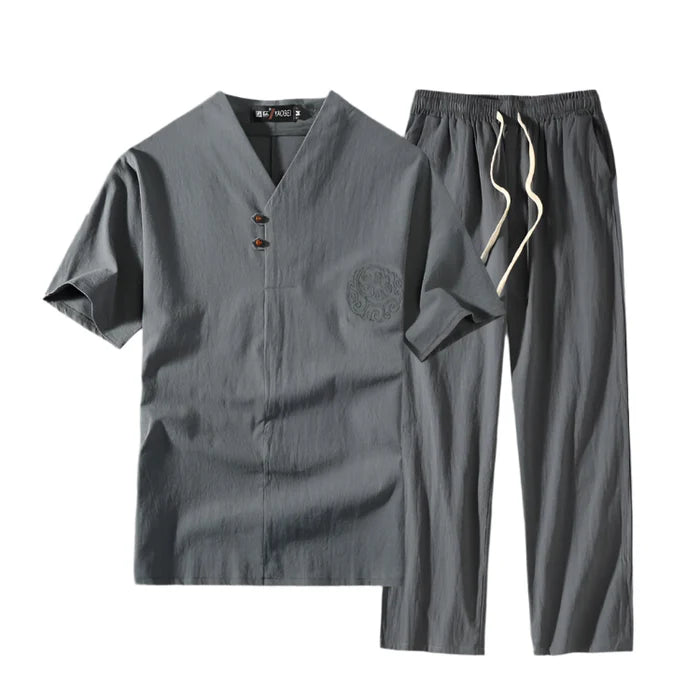 Ensemble Décontracté Moderne pour Homme – Gris