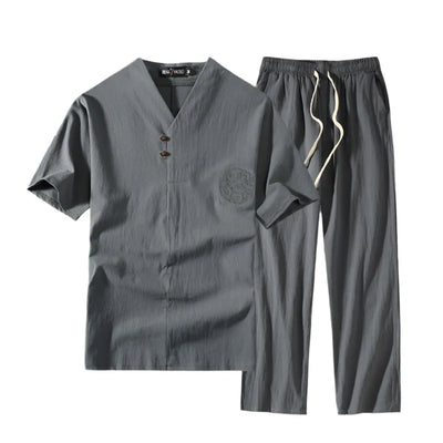 Ensemble Décontracté Moderne pour Homme – Gris
