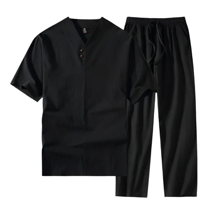 Ensemble Décontracté Moderne pour Homme – Noir