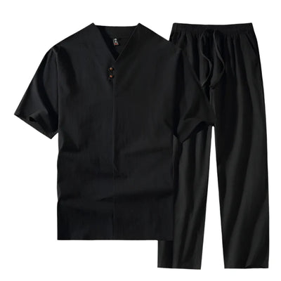 Ensemble Décontracté Moderne pour Homme – Noir