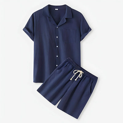 Ensemble Tendance d'Été pour Homme Bleu foncé
