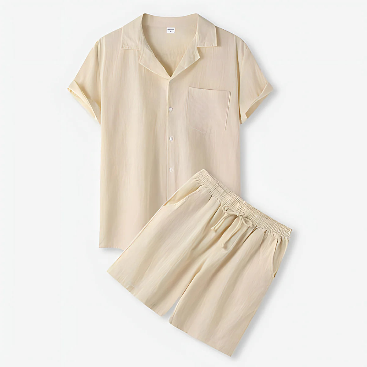 Ensemble Tendance d'Été pour Homme Beige