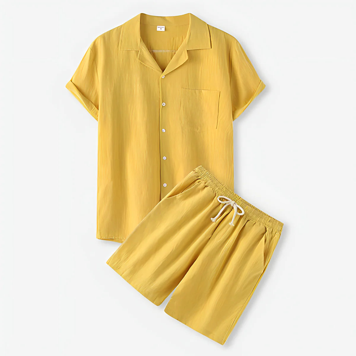 Ensemble Estival Tendance pour Homme – Jaune