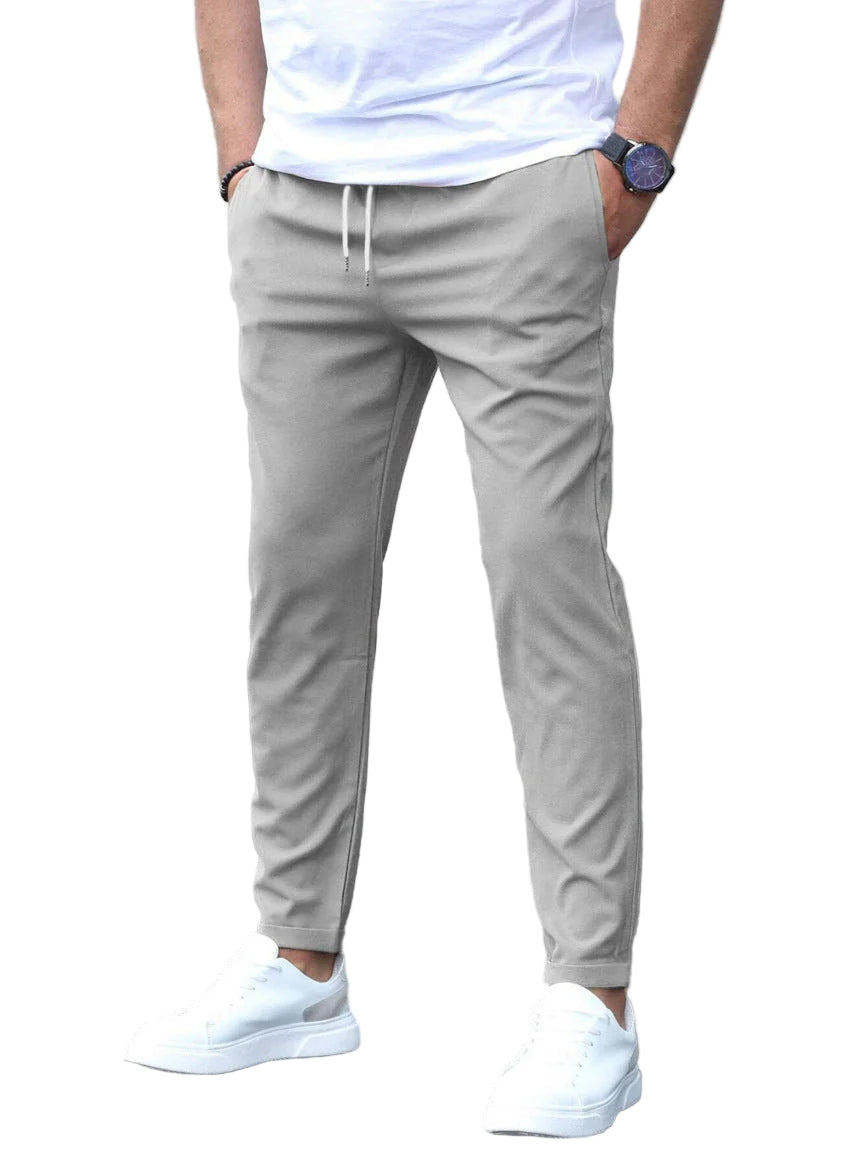 Pantalon Ajusté Extensible Homme – Coupe Fuselée Moderne Quotidien