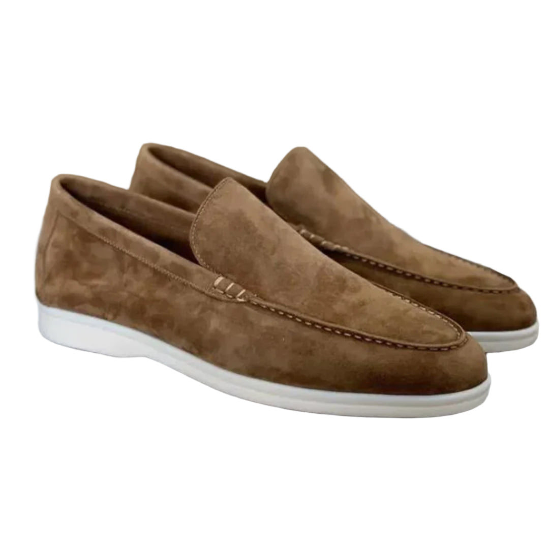 Mocassins classiques en daim pour hommes