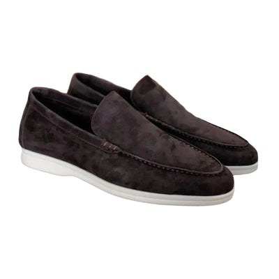 Mocassins classiques en daim pour hommes