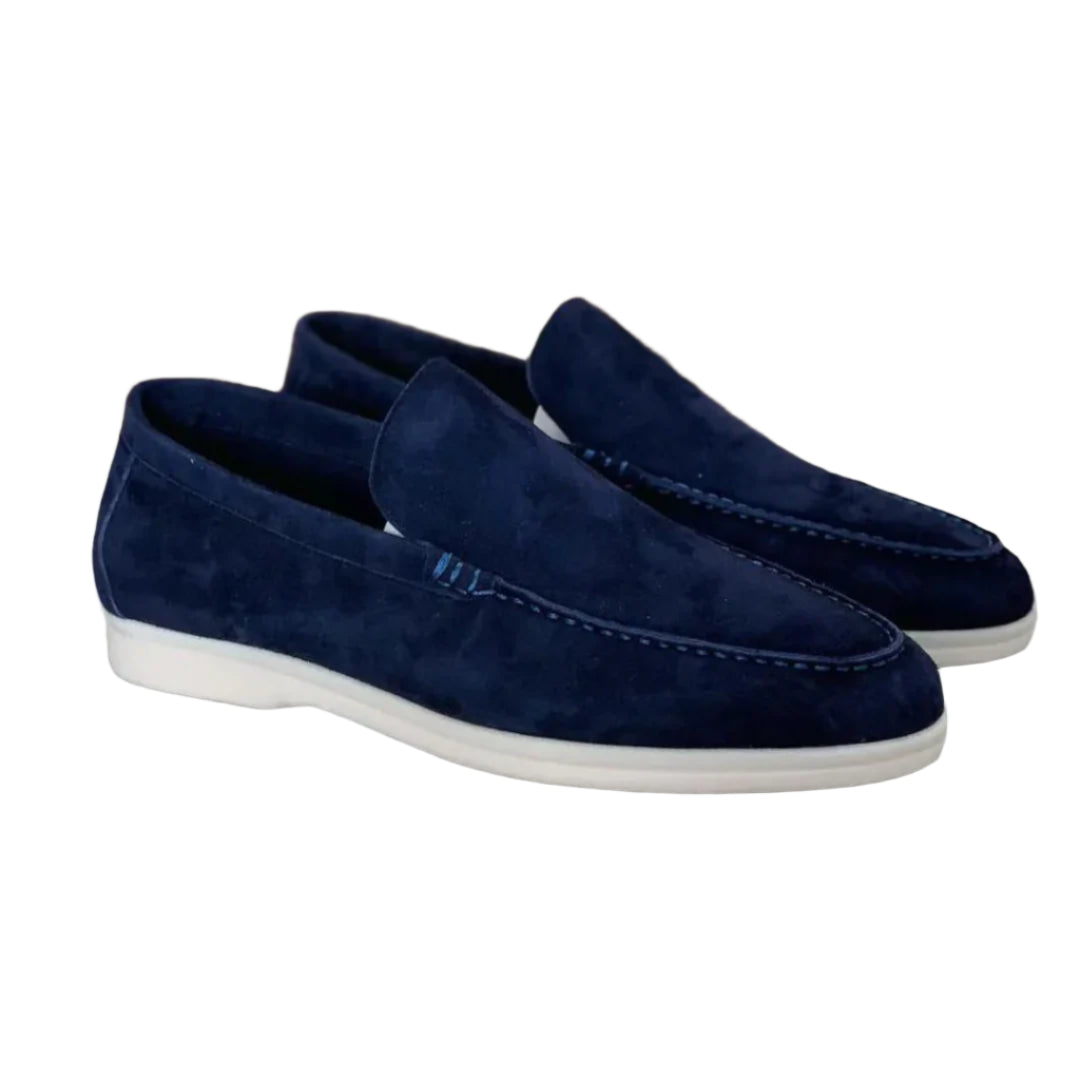 Mocassins classiques en daim pour hommes