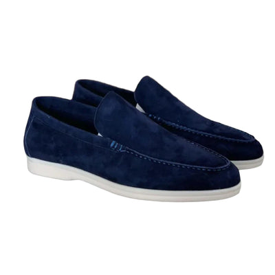 Mocassins classiques en daim pour hommes