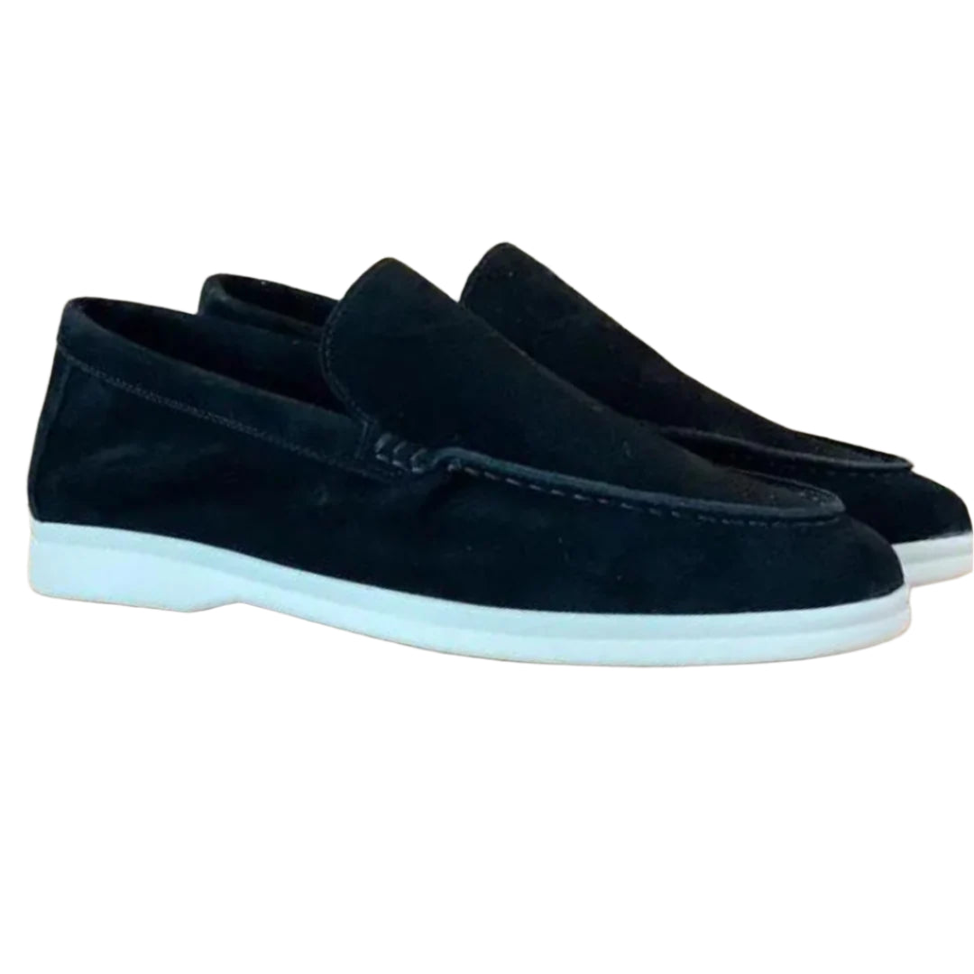 Mocassins classiques en daim pour hommes
