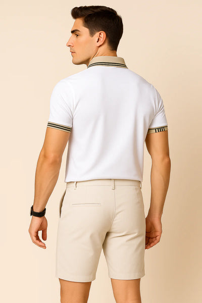 Polo Classique pour Homme – Blanc