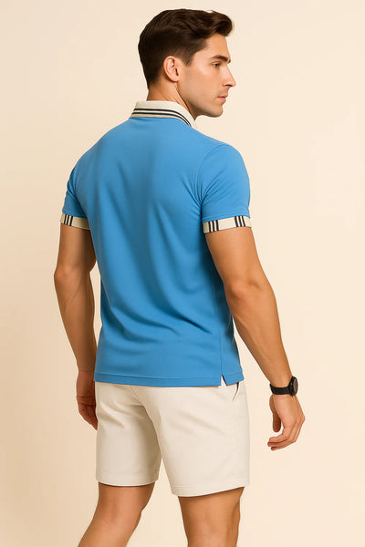 Polo Classique pour Homme – Bleu clair