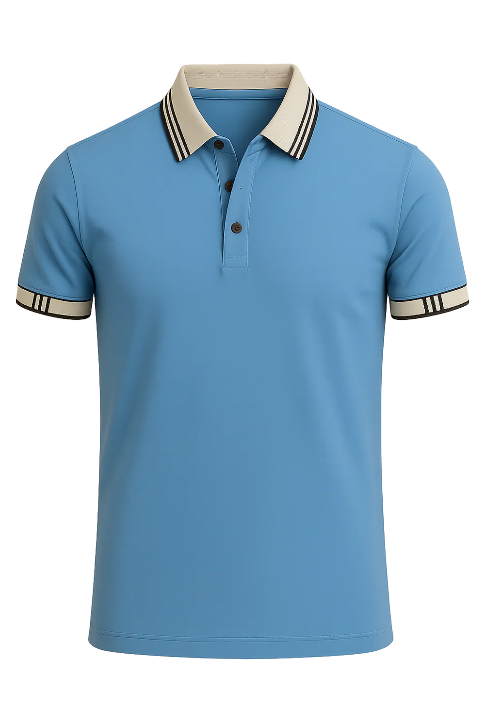 Polo Classique pour Homme – Bleu clair