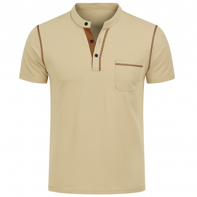 Polo Élégant Décontracté-Chic pour Homme – Beige