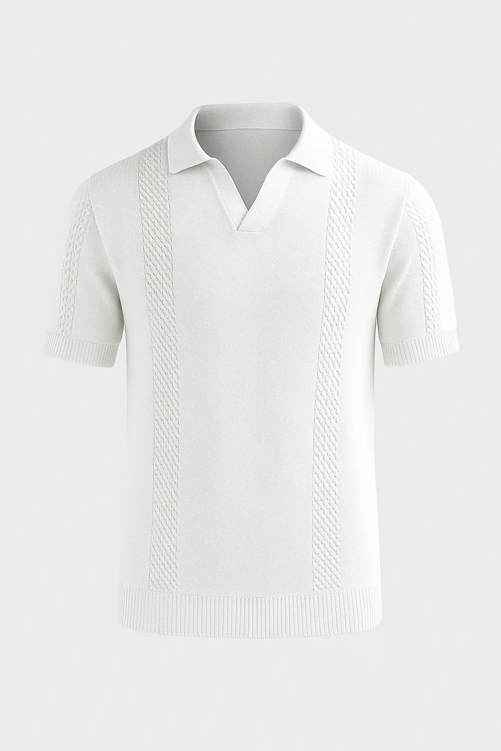 Polo Élégant pour Homme – Blanc