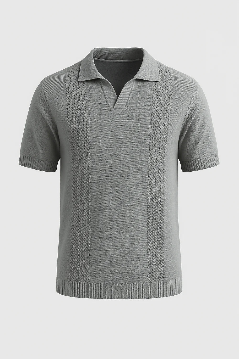 Polo Élégant pour Homme – Gris