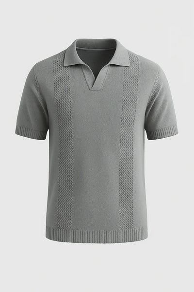 Polo Élégant pour Homme – Gris