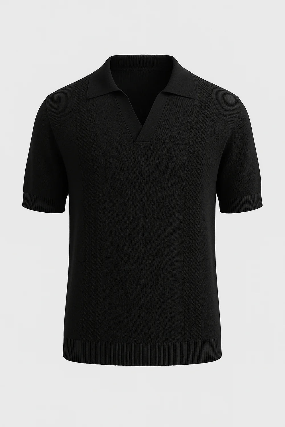 Polo Élégant pour Homme – Noir